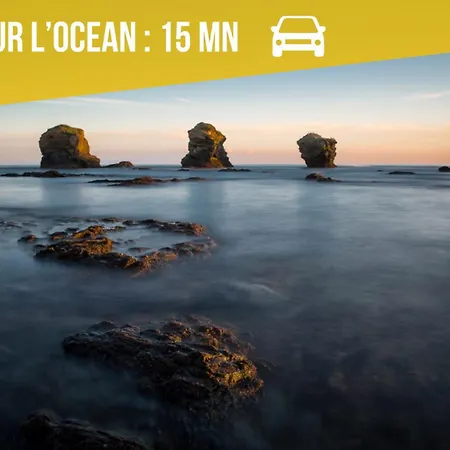 Cap Surf, Superbe Duplex, Wifi, 5 Min A Pied Du Centre