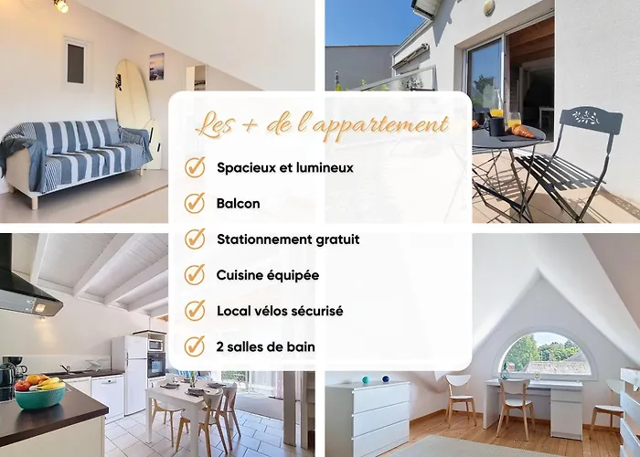Cap Surf, Superbe Duplex, 5 Min à Pied Du Centre *